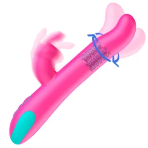 HAPPY LOKY PLUTO RABBIT VIBRATOR  ROTATOR COMPATIBLE CON WATCHME WIRELESS TECHNOLOGY