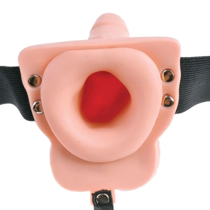 FETISH FANTASY SERIES - ARNES AJUSTABLE CONTROL REMOTO PENE REALISTICO CON TESTICULOS RECARGABLE Y VIBRADOR 15 CM - Imagen 3
