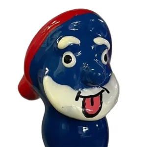 Condomerie - preservativo decorativo pintado a mano abuelo azul