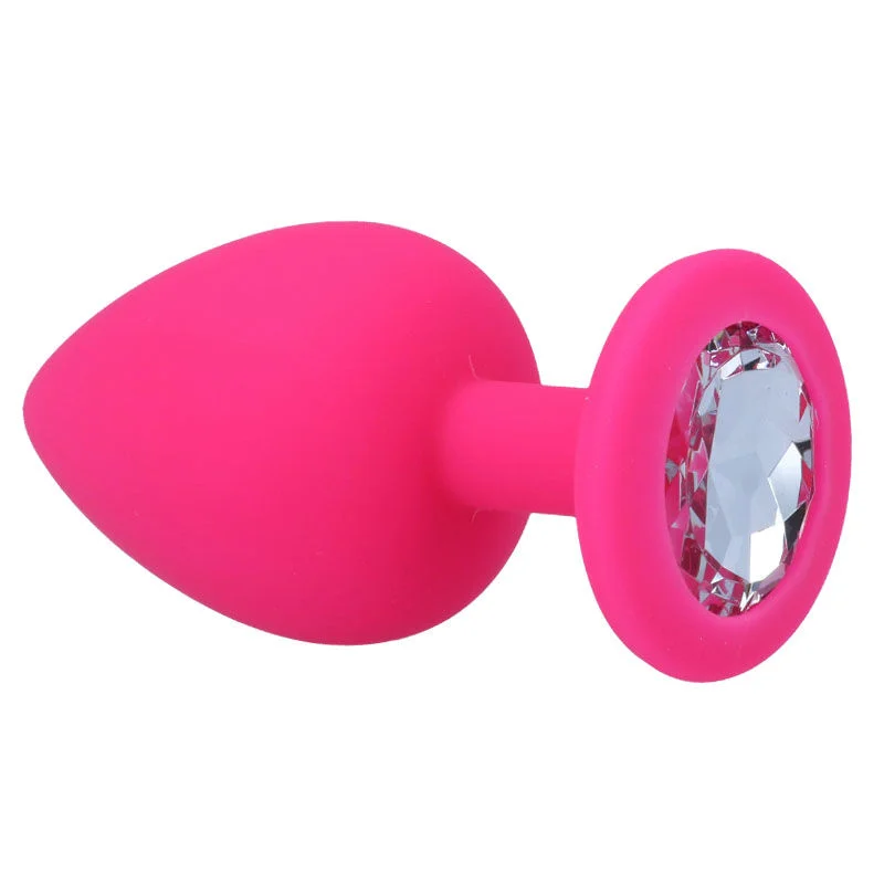 plug anal imagen PLUG ANAL CORAZON L – Bombon Rojo