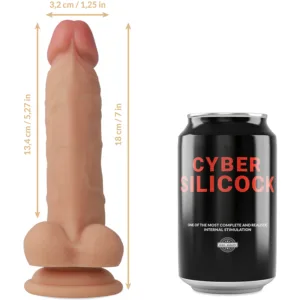 PENE REALISTICO JUDE SILICONA LIQUIDA 18CM