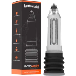 Bathmate hydromax 7 bomba aumento pene transparente