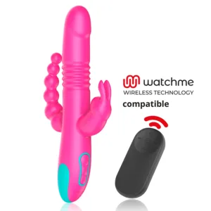 Happy loky - donald triple estimulación: anal, punto g clítoris compatible con watchme wireless technology