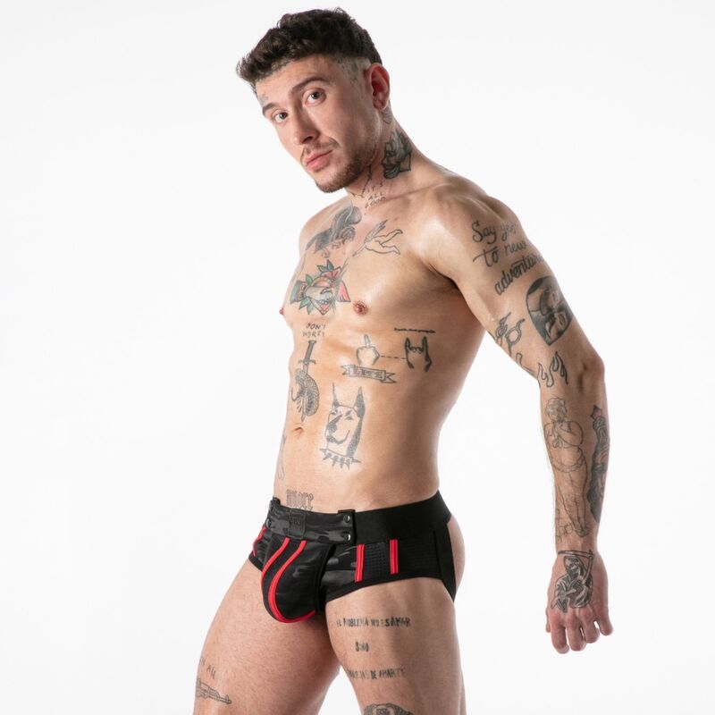 Locker gear - full military access jock brief rojo s - foto 2