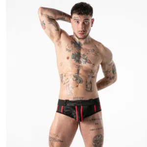 Locker gear - full military access jock brief rojo s