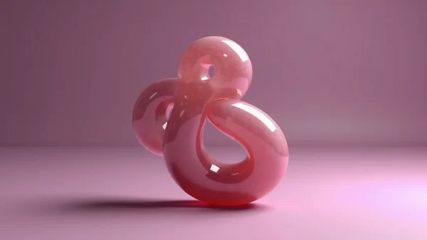 Representación conceptual y artística del poliamor y confianza, mostrando tres formas esculturales entrelazadas de cuarzo rosa y latón que simbolizan conexiones múltiples, equilibrio y la base ética de la no-monogamia. Imagen optimizada para la gestión de celos y la comunicación en poliamor.